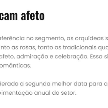 Dia dos Namorados aquece vendas de orquídeas e rosas