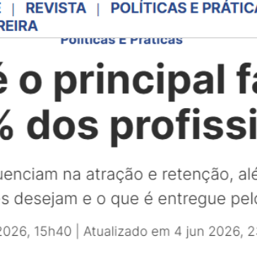 Qualidade de vida é o principal fator de desempate entre vagas para 29% dos profissionais, indica estudo