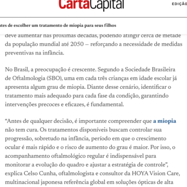 O que os pais precisam saber antes de escolher um tratamento de miopia para seus filhos – Carta Capital