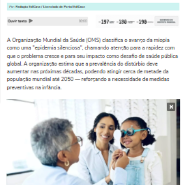 O que os pais precisam saber antes de escolher um tratamento de miopia para seus filhos – Terra