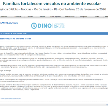 Famílias fortalecem vínculos no ambiente escolar – Agência O Globo