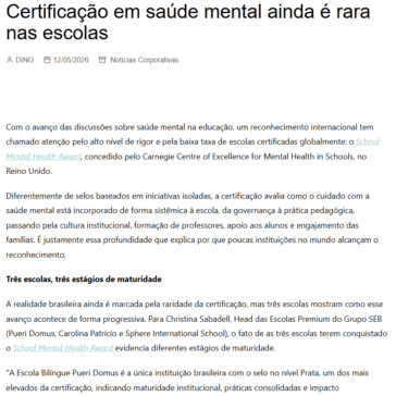 Certificação em saúde mental ainda é rara nas escolas – Diário do Paraná
