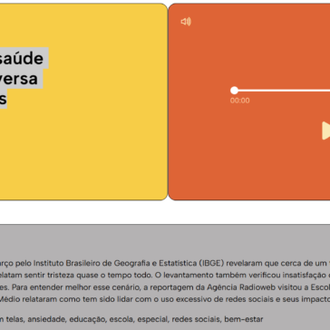 Vício em telas e saúde mental: uma conversa com adolescentes – Agência Rádio Web