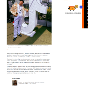 Influenciador conecta periferia a grandes festivais