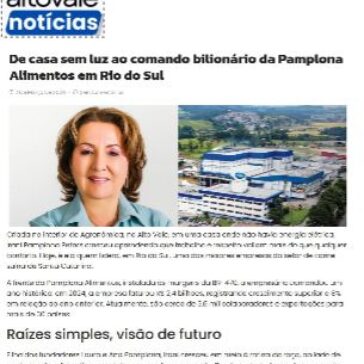 De casa sem luz ao-comando bilionario da Pamplona alimentos em rio do sul