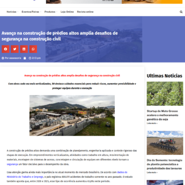 Avanço na construção de prédios altos amplia desafios de segurança na construção civil