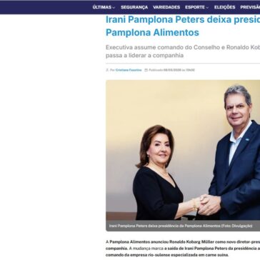 Pamplona Alimentos tem novo diretor-presidente  Este trecho é parte de conteúdo que pode ser compartilhado utilizando o link https://valor.globo.com/carreira/noticia/2026/05/07/e594bd07-vaivem.ghtml ou as ferramentas oferecidas na página. Textos, fotos, artes e vídeos do Valor estão protegidos pela legislação brasileira sobre direito autoral. Não reproduza o conteúdo do jornal em qualquer meio de comunicação, eletrônico ou impresso, sem autorização do Valor (falecom@valor.com.br). Essas regras têm como objetivo proteger o investimento que o Valor faz na qualidade de seu jornalismo.