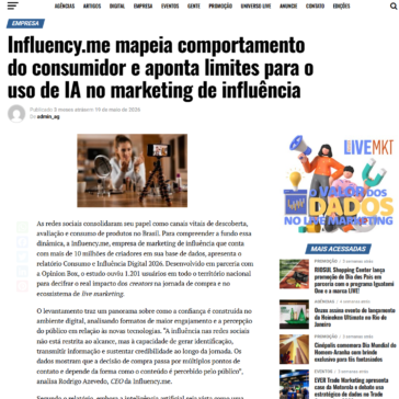 Influency.me mapeia comportamento do consumidor e aponta limites para o uso de IA no marketing de influência