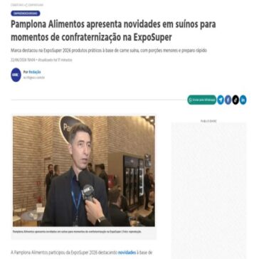 Pamplona Alimentos apresenta novidades em suínos para momentos de confraternização na ExpoSuper