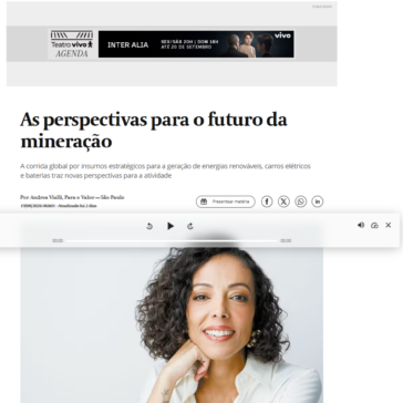 As perspectivas para o futuro da mineração