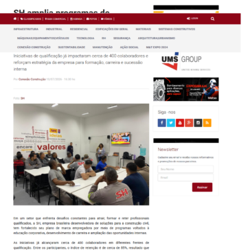 SH amplia programas de desenvolvimento e aumenta em 85% o índice de retenção de pessoas