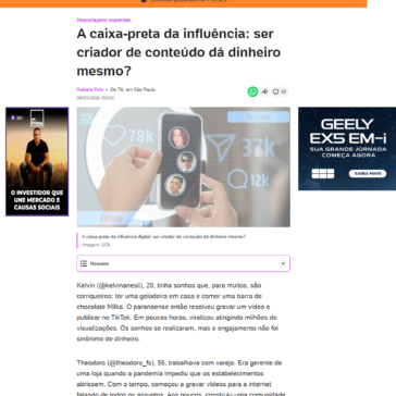 A caixa-preta da influência: ser criador de conteúdo dá dinheiro mesmo?