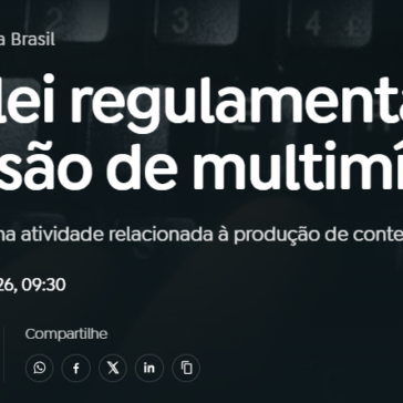 Nova lei regulamenta profissão de multimídia