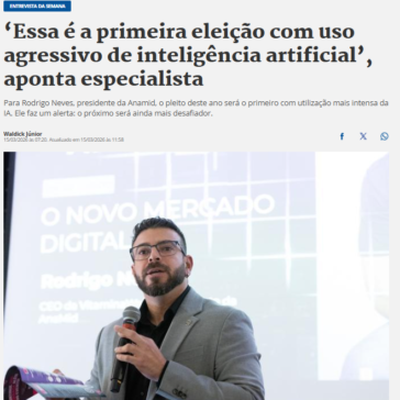 ‘Essa é a primeira eleição com uso agressivo de inteligência artificial’, aponta especialista