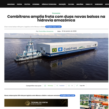 Combitrans amplia frota com duas novas balsas na hidrovia amazônica – Portal Meu Amazonas