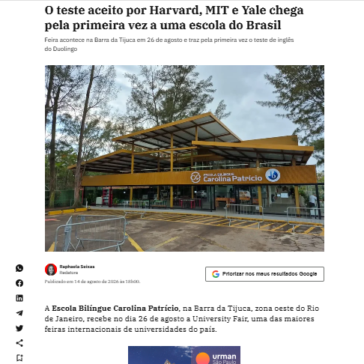 O teste aceito por Harvard, MIT e Yale chega pela primeira vez a uma escola do Brasil – Exame