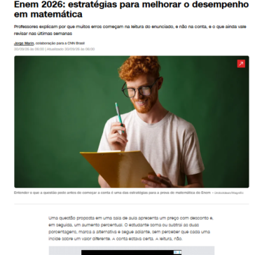 Enem 2026: estratégias para melhorar o desempenho em matemática