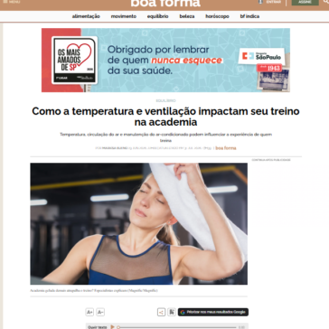 Como a temperatura e ventilação impactam seu treino na academia – Boa Forma