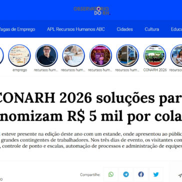 Nexti leva ao CONARH 2026 soluções para gestão de RH que economizam R$5 mil por colaborador