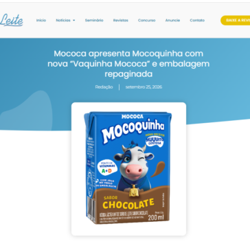 Mococa apresenta Mocoquinha com nova “Vaquinha Mococa” e embalagem repaginada – Mais Leite